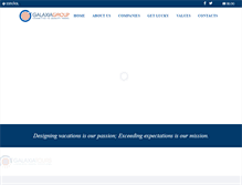 Tablet Screenshot of galaxiagroup.com